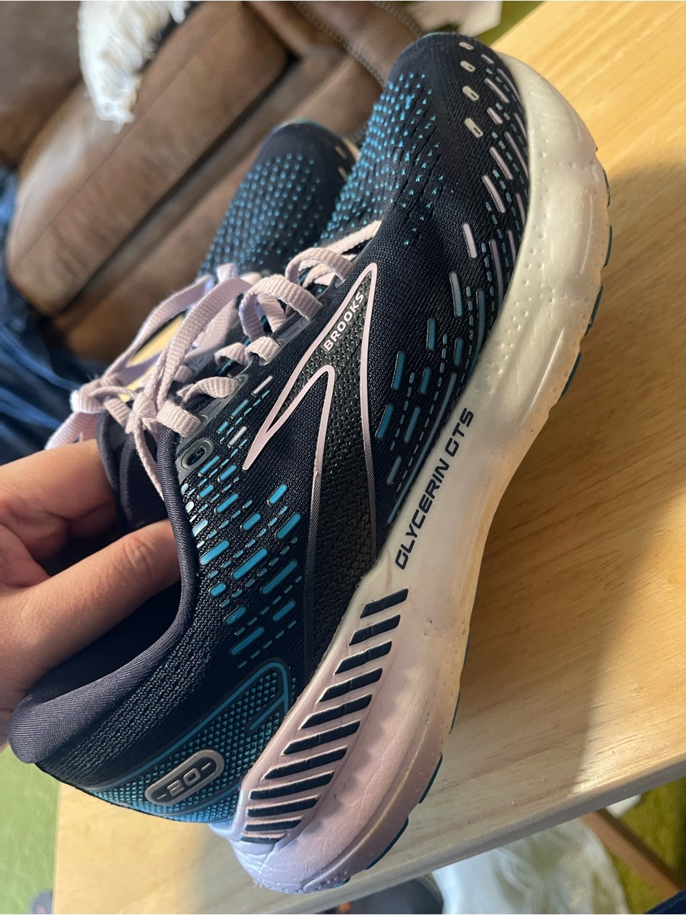 Brooks Glycerin GTS 20 Peacoat Woman’s 8.5 Blue/purple - Picture 6 of 9